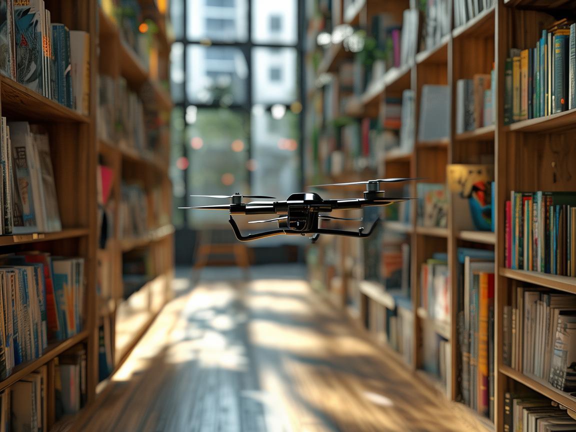 无人机智能飞控下的书店新景