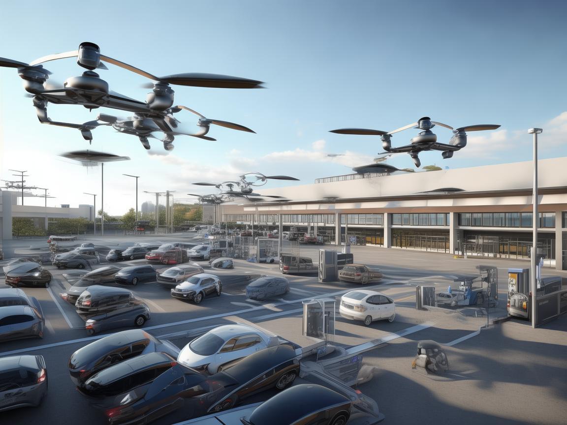 无人机智能飞控助力汽车站高效管理