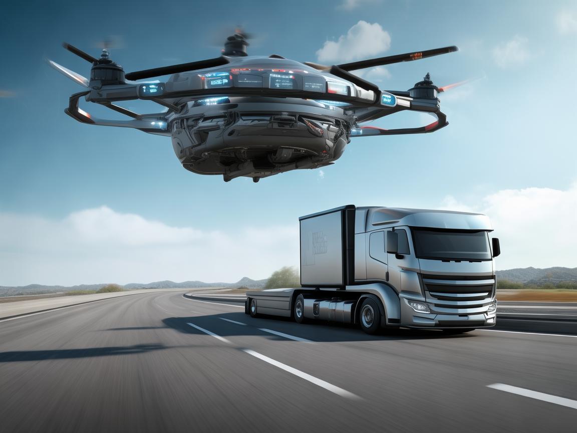 无人机智能飞控助力卡车运输监管