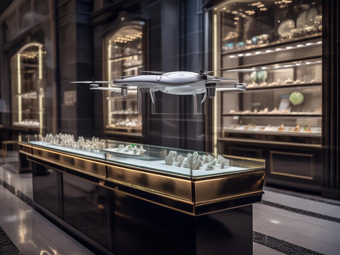 无人机智能飞控助力珠宝店柜台安防