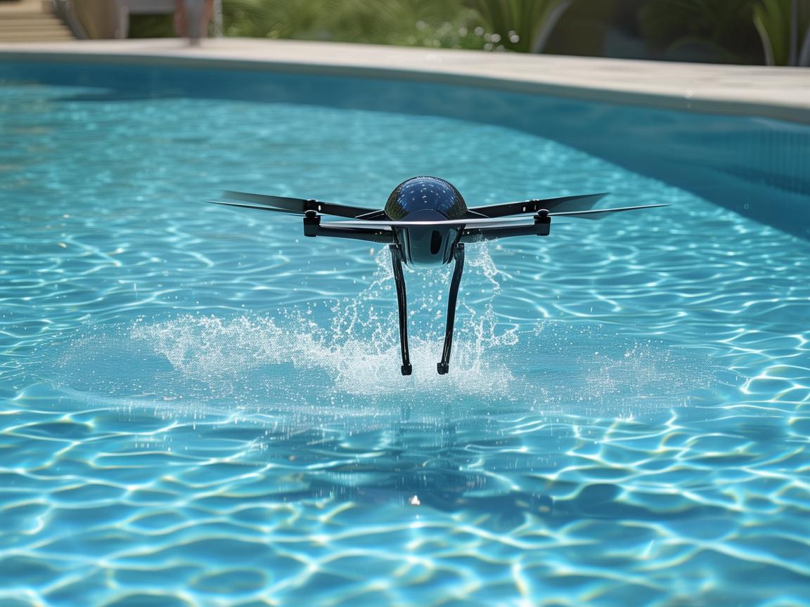 无人机智能飞控，泳池之上的灵动之舞