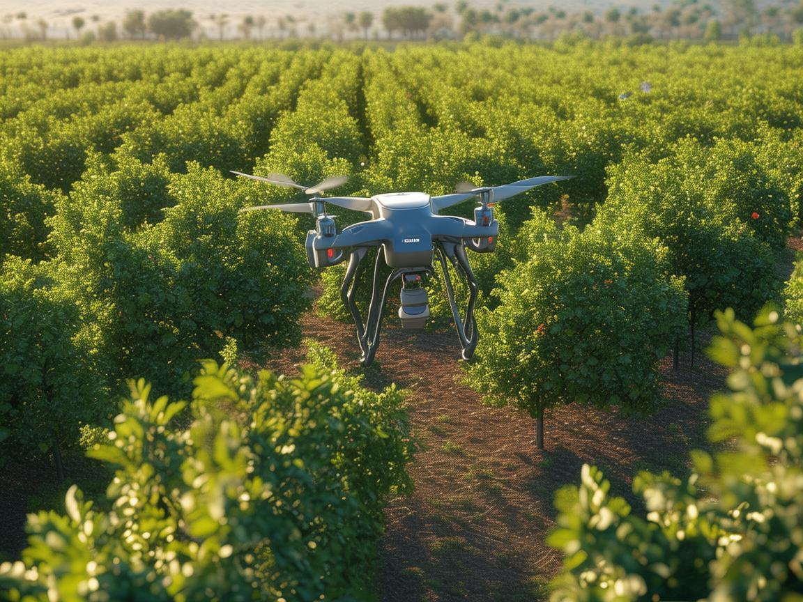 无人机智能飞控助力沙果种植监测